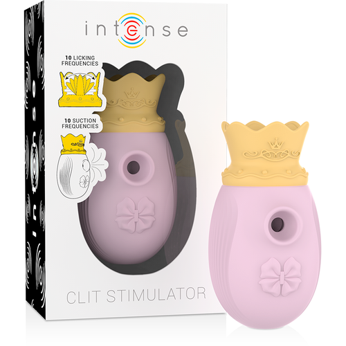 INTENSE - KLITORISSTIMULATOR 10 STIMULIERENDE WELLEN- UND LECKMODI - ROSA