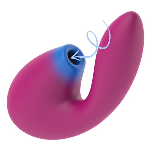 COVERME – Klitorisstimulierende Wellen und leistungsstarker G-Punkt-Rush-Vibrator