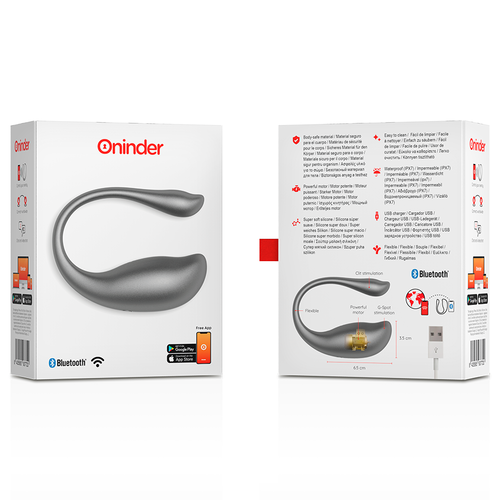 ONINDER - NAIROBI VIBRATING EGG BLACK - FREE APP