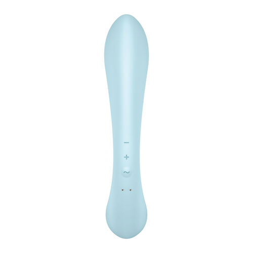 SATISFYER - TRIPLE OH HYBRID VIBRATION BLUE