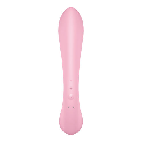 SATISFYER - TRIPLE OH HYBRID VIBRATION ROSA