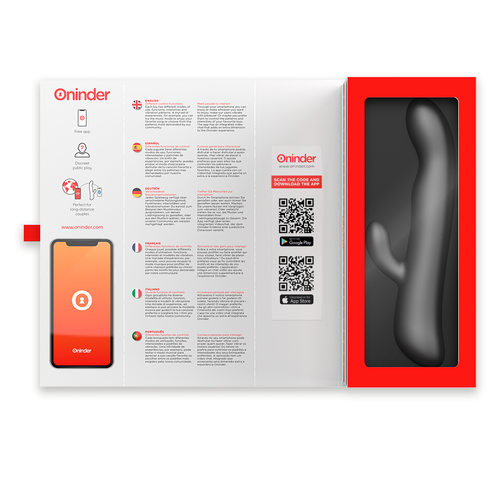 ONINDER - OSLO VIBRATION & ROTATION BLACK - FREE APP