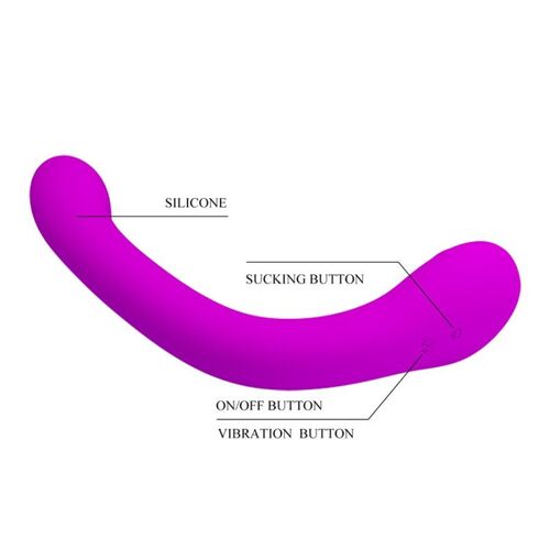 PRETTY LOVE - ALEX VIBRATOR UND LILA KLITORISSTIMULIERENDE WELLEN