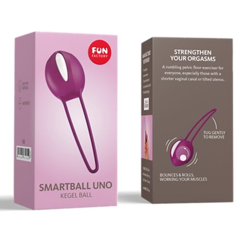 FUN FACTORY - SMARTBALL UNO WHITE/GRAPE