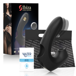 IBIZA - POTENTE DEDAL VIBRADOR Y ONDAS ESTIMULADORAS CLÍTORIS