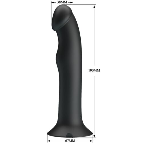 PRETTY LOVE - VIBRATEUR MURRAY ET ONDES STIMULANTES CLITORIDIENNES NOIR
