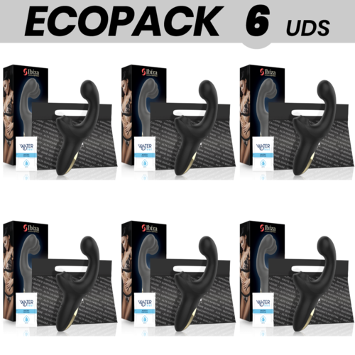 ECOPACK 6 EINHEITEN - IBIZA VIBRATOR STIMULIERENDE WELLEN