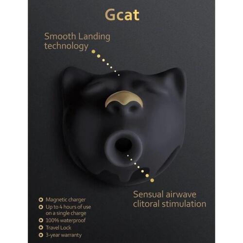 G-VIBE - GCAT MYSTIC KLITORAS STIMULIERENDE WELLEN SCHWARZ