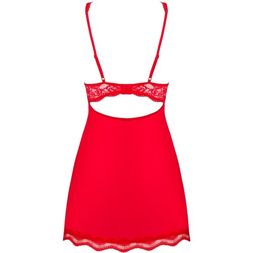 OBSESSIVE - LUVAE BABYDOLL & TANGA RED S/M
