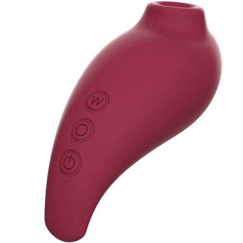 ADRIEN LASTIC - ONDE STIMOLANTI PER IL CLITORIDE DI ISPIRAZIONE + UOVO VIBRANTE ROSSO - APP GRATUITA