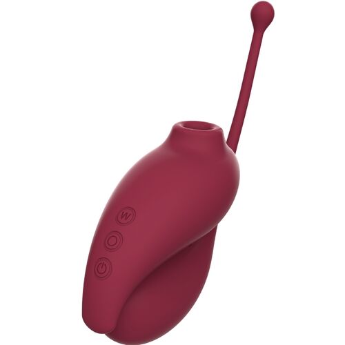 ADRIEN LASTIC - ONDE STIMOLANTI PER IL CLITORIDE DI ISPIRAZIONE + UOVO VIBRANTE ROSSO - APP GRATUITA
