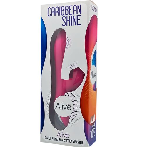 ALIVE - CARIBBEAN SHINE VIBRATOR & STIMULIERENDE WELLEN FUCHSIA