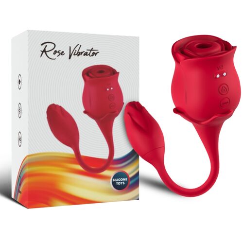 ARMONY - ROSA KLITORIS STIMULIERENDE WELLEN & VIBRATOR 10 MODI ROT