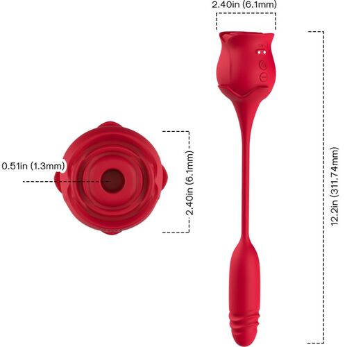 ARMONY - ROSEKNIGTH KLITORIS STIMULIERENDE WELLEN & ROTER VIBRATOR