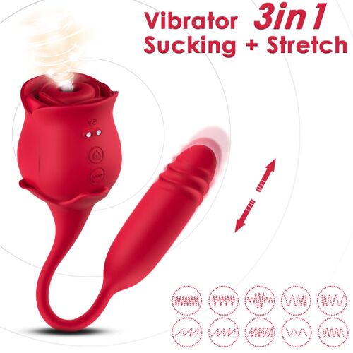 ARMONY - ROSEKNIGTH KLITORIS STIMULIERENDE WELLEN & ROTER VIBRATOR