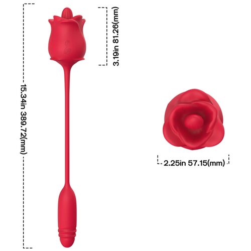 ARMONY - 3 IN 1 PINK, STIMULATOR, STIMULIERENDE WELLEN UND UP&DOWN MIT ROTEM SCHWANZ