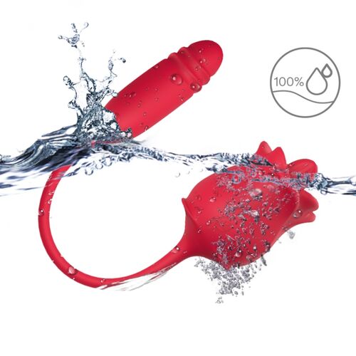 ARMONY - 3 IN 1 PINK, STIMULATOR, STIMULIERENDE WELLEN UND UP&DOWN MIT ROTEM SCHWANZ