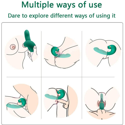ARMONY - FLEXIBLER GRÜNER VIBRATOR & STIMULIERENDE WELLEN