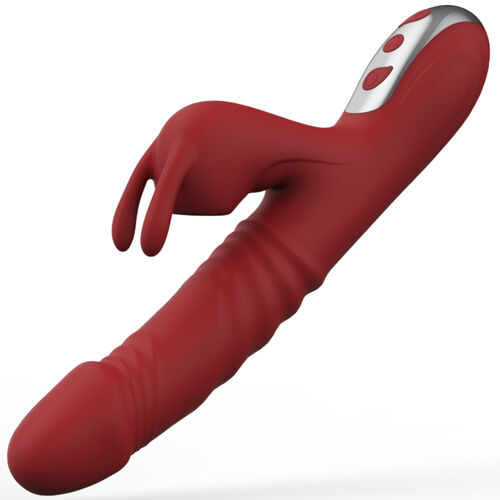 ARMONY - VIBRATORE SUCK & ONDE STIMOLANTI CONIGLIO BORGOGNA