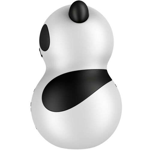 SATISFYER TESTER POCKET PANDA STIMOLATORE E VIBRATORE IN BIANCO E NERO (NON IN VENDITA)