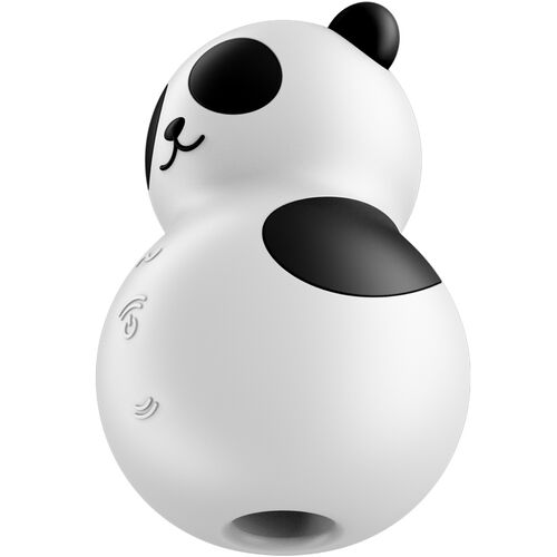 SATISFYER TESTER POCKET PANDA STIMOLATORE E VIBRATORE IN BIANCO E NERO (NON IN VENDITA)