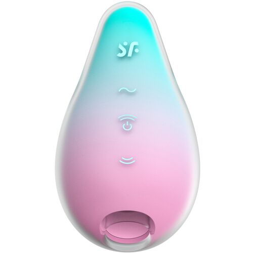 SATISFYER TESTER MERMAID VIBES STIMOLATORE E VIBRATORE MENTA E ROSA (NON IN VENDITA)