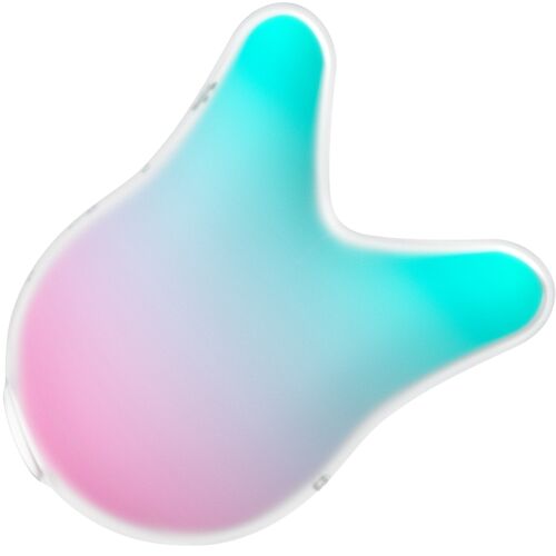 SATISFYER TESTER MERMAID VIBES STIMOLATORE E VIBRATORE MENTA E ROSA (NON IN VENDITA)