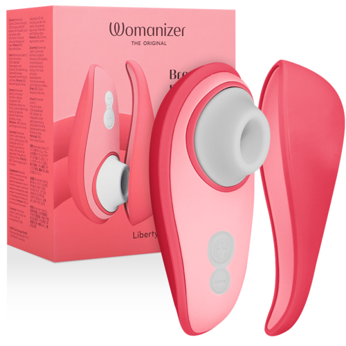 WOMANIZER - LIBERTY 2 STIMULATOR & CLITORIS STIMULATING WAVES PINK