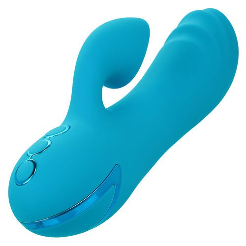 CALEXOTICS - SUNSET BEACH SEDUCER VIBRATOR & STIMULATOR 10 FUNKTIONEN BLAU