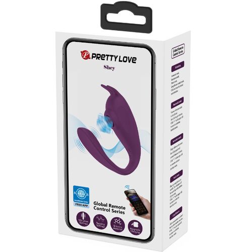 PRETTY LOVE - SHEY STIMOLATORE E VIBRATORE APP GRATUITA LUNGA DISTANZA VIOLA
