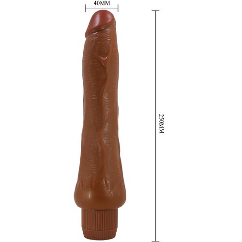 BAILE - DRYAD VIBRATORE REALISTICO 25 CM MULATTO