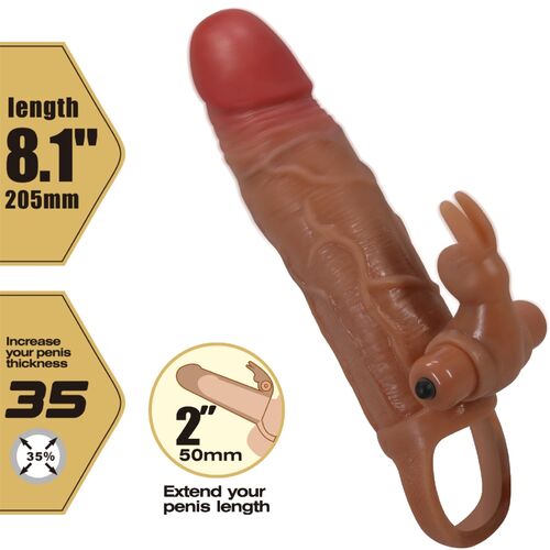 PRETTY LOVE - GUAINA PER PENE OSMAR + STIMOLATORE VIBRANTE PER CLITORIDE