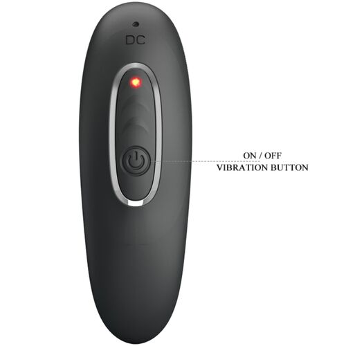 PRETTY LOVE - REMINGTON MASSAGGIATORE VIBRANTE ANALE E VAGINALE NERO